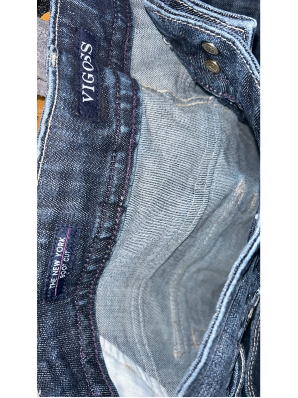 Women's Vigoss The New York Boot Cut Jeans Size 14 Blue